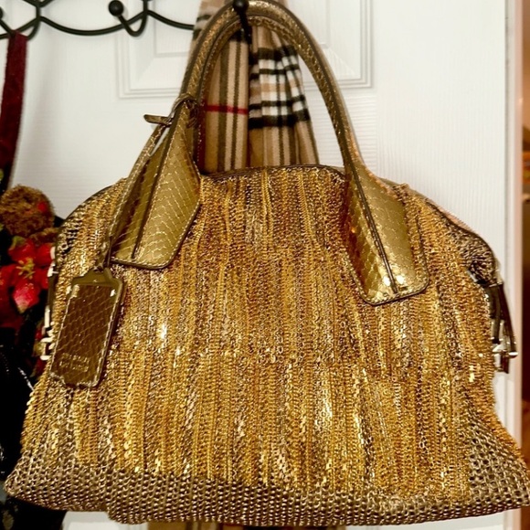 Tod’s Python Chain Link Gold Metallic D-bag - Picture 8 of 8